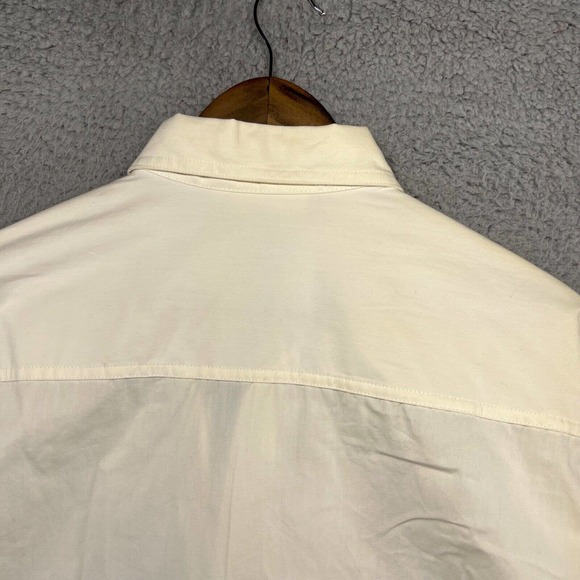 Vintage Looney Tunes Shirt Men's Medium White Sylvester Tweety Button Down 90s - Picture 14 of 16